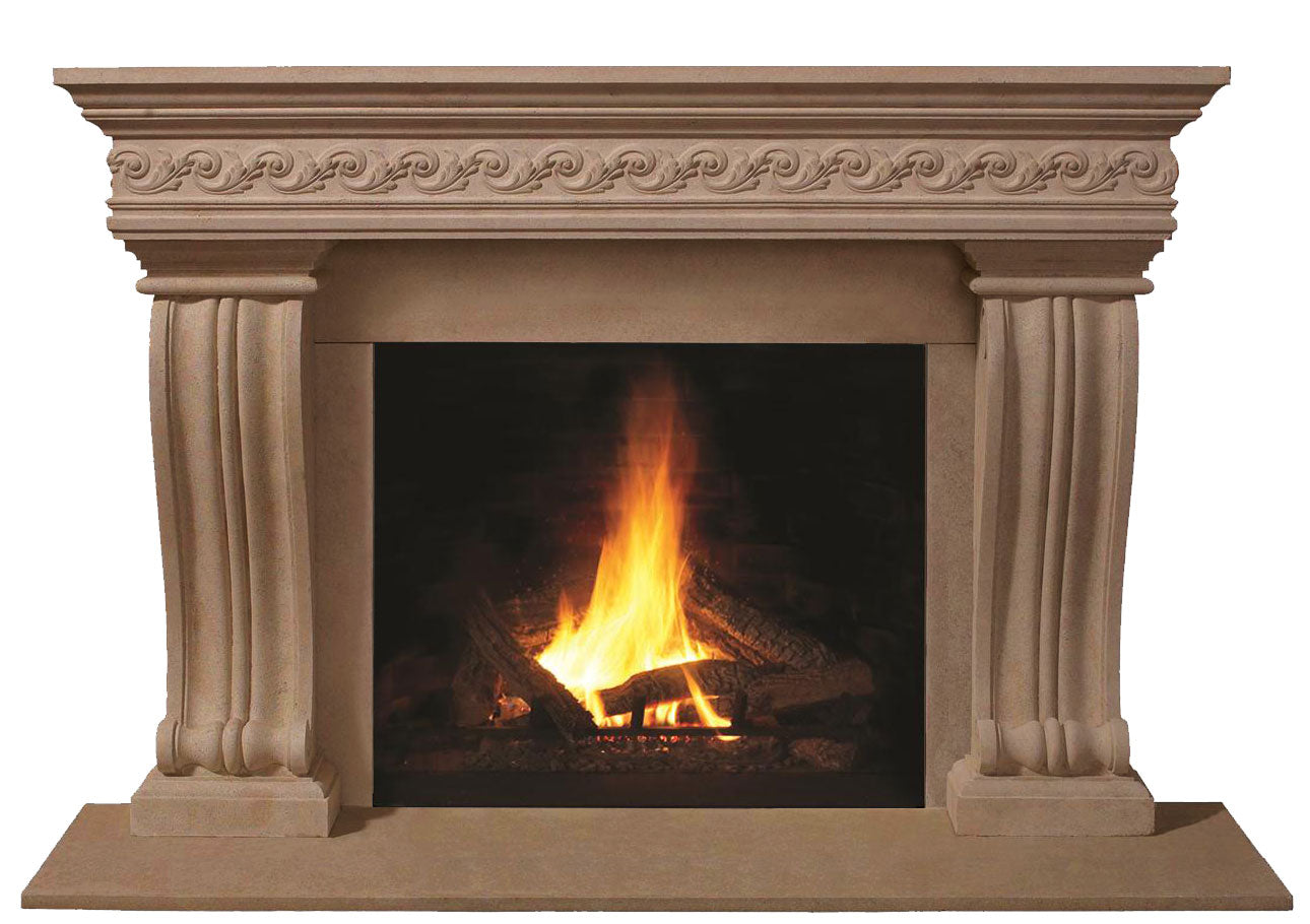 Fireplace Mantel Surround (Cast Stone) 1110S.536 GS