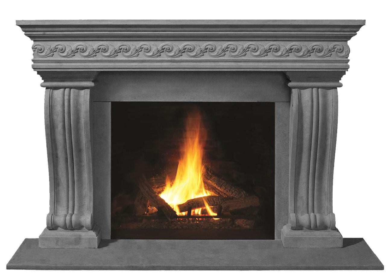 Fireplace Mantel Surround Cast Stone 1110S.536 GS Omega