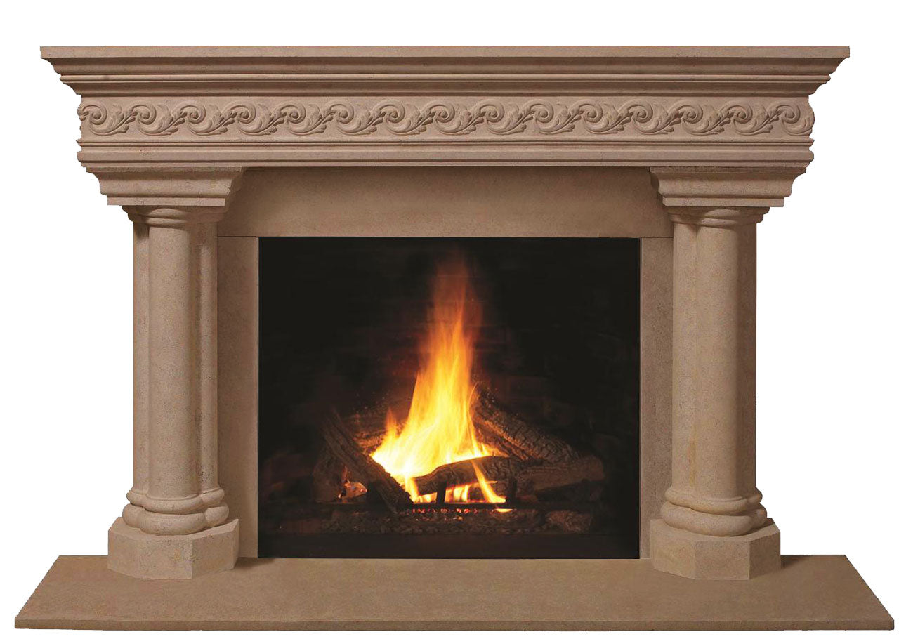 Fireplace Mantel Surround (Cast Stone) 1110S.555 GS
